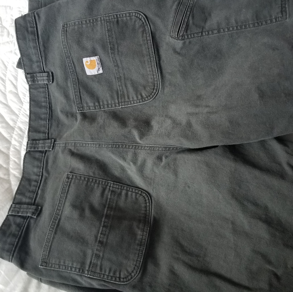 Mens Carhartt pants, long length.